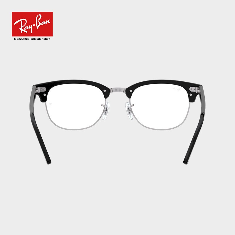 RayBan 雷朋光学眼镜架半框舒适复古框架0RX5154 2000黑色镜框尺寸49