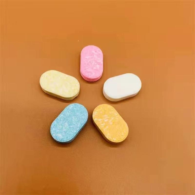 洗手液泡腾片混色发(补充装) 10片装 花朵泡沫型泡腾片杀菌洗手液泡沫型洗手液补充液自动感应洗手器