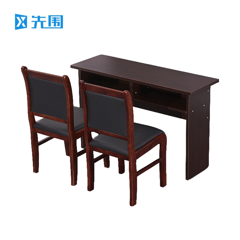 先围 条桌会议桌 120*40*75cm-1桌2椅 套高清大图
