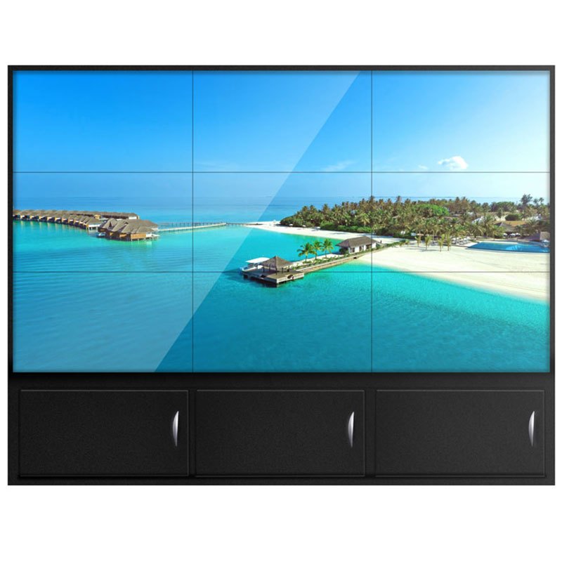 鼎创视界dcsj液晶拼接屏液压前维护机柜双排落地支架或安装费请咨询