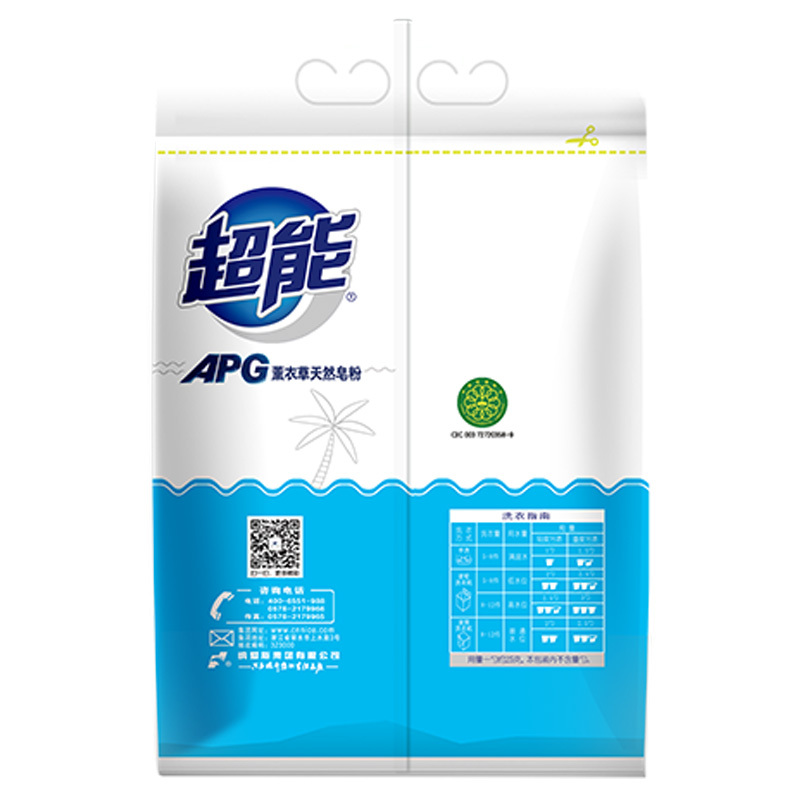 超能APG薰衣草天然皂粉1.08kg