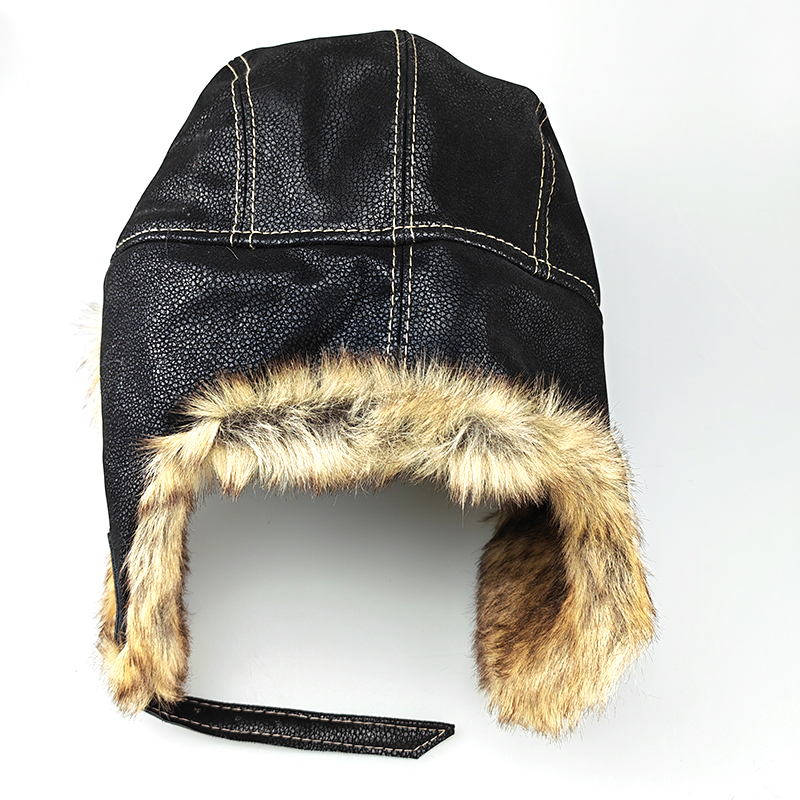 鸽护 雷锋帽 GH35QDK-黑色 顶高清大图