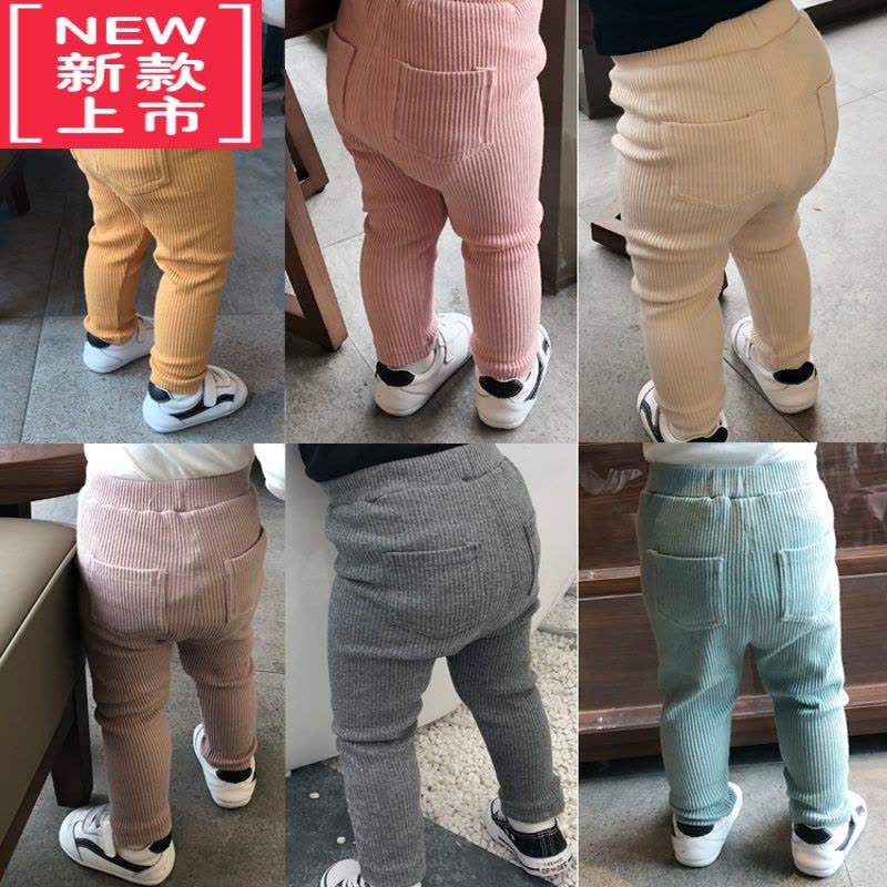 可莉允婴童装宝宝秋冬1-3女保暖裤子宝宝打底裤婴儿5裤子潮加绒加厚图片