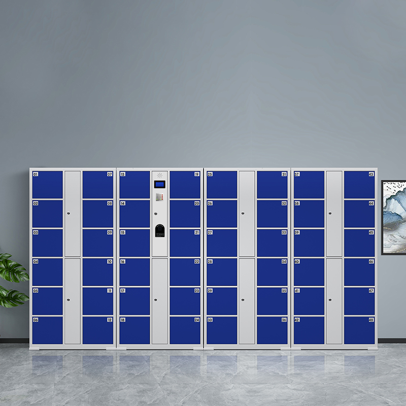 臻远 ZY-CBGC-08 电子存包柜智能寄存柜密码柜子储物柜 48门指纹款高清大图