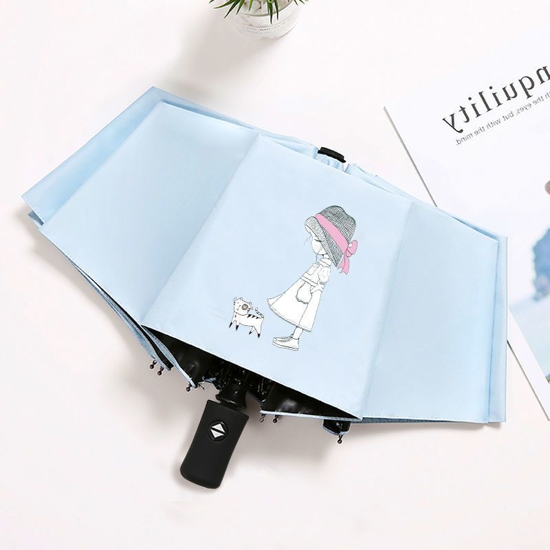 品质特价款 雨伞女ins折叠全自动太阳伞防紫外线晴雨两用遮阳伞可爱学生防晒s