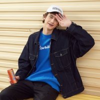[2件2折价:99]美特斯邦威夹克男秋季新款休闲潮流潮牌时尚流行男士牛仔外套