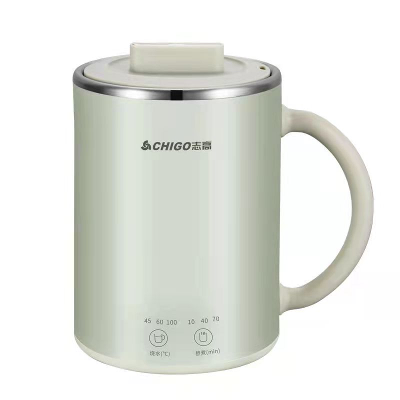 豆蔻绿 志高电热杯小型便携式烧水杯迷你电炖杯煮粥神器办公室煮茶