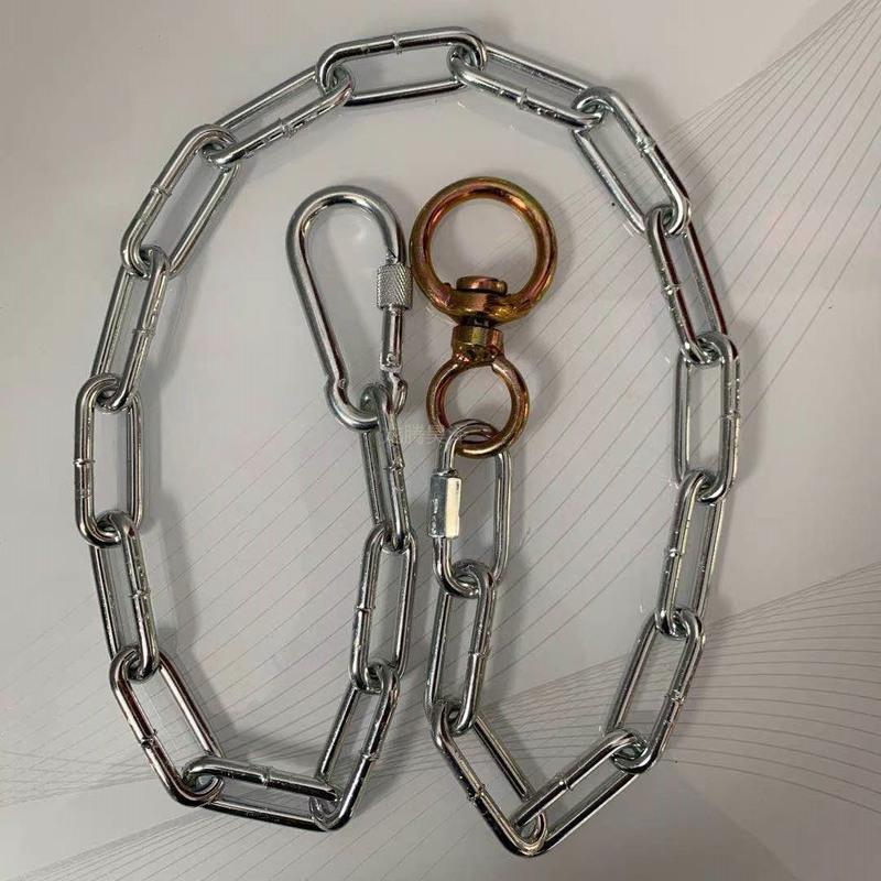 6毫米总长1米 拴牛铁链子育肥牛专用加粗链镀锌铁链子栓羊链栓狗链