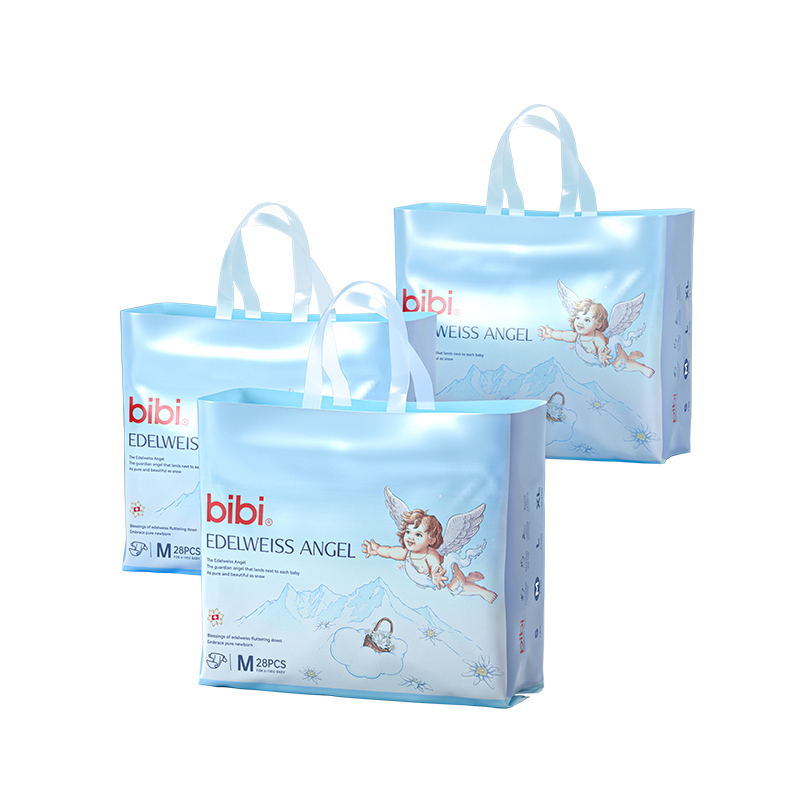 bibi 雪绒天使纸尿裤M码28片*3包箱装