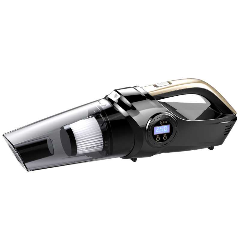 尤利特车载吸尘器充气打气泵数显12V电源手持式便携式专用强力汽车用大功率四合一高清大图