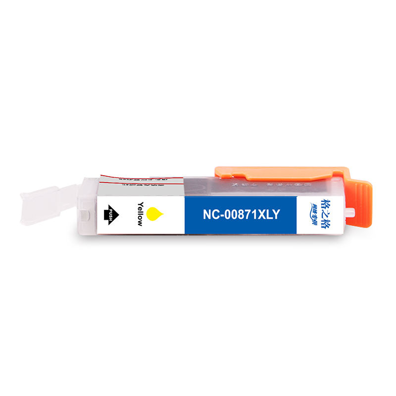 格之格CLI-0871XL墨盒 NC-00871XLY填充墨盒适用佳能MG5780 TS5080 TS6080打印机墨盒