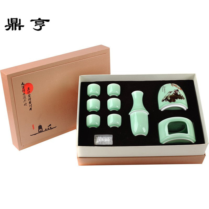 鼎亨日式清酒酒具套装白酒壶温烫酒壶家用高温陶瓷酒器