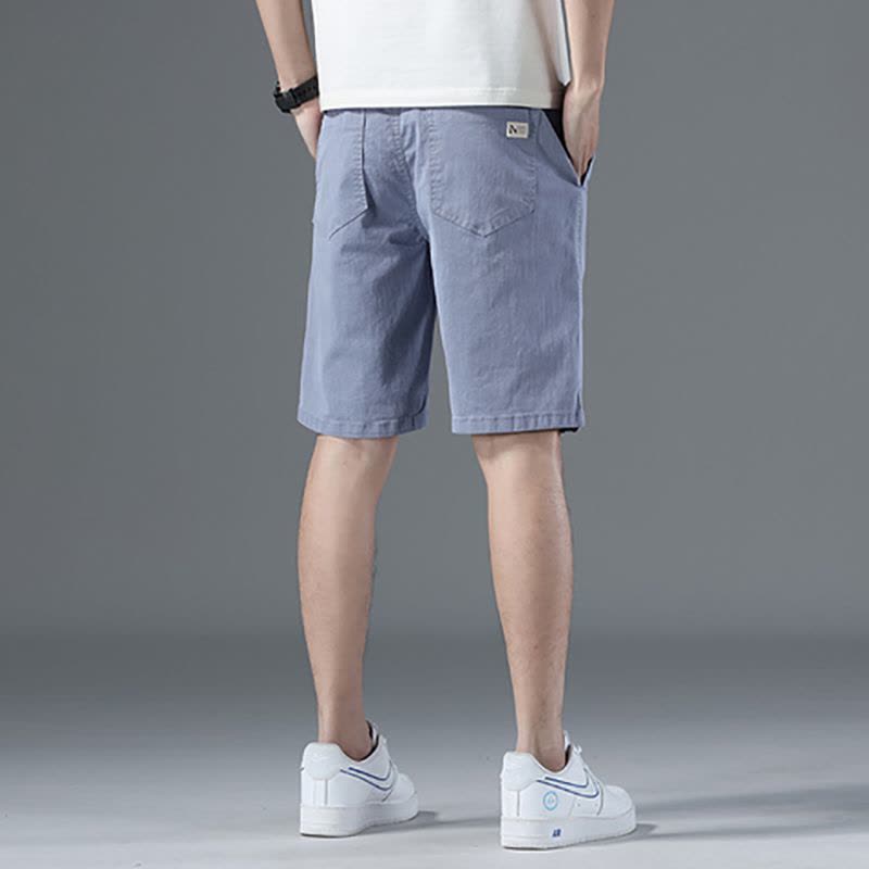 短裤男士夏季薄款棉裤宽松黑色中裤潮流外穿休闲运动五分裤潮莎丞图片