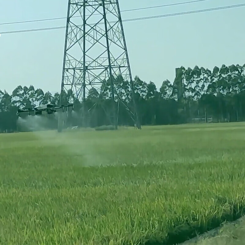 疆明航空 植保挂载无人机 油电混合长续航2小时载重30kg避障带灯自主规划路线载满18L油含保险1年高清大图