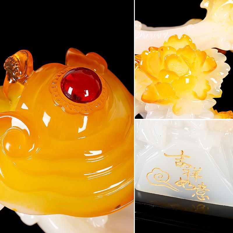 家柏饰(CORATED)玉如意摆件家居客厅玄关电视柜酒柜装饰品送朋友乔迁新居礼品高清大图