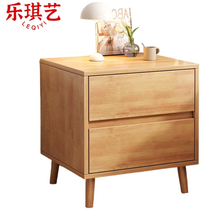 乐琪艺 床 头柜 双抽 个高清大图