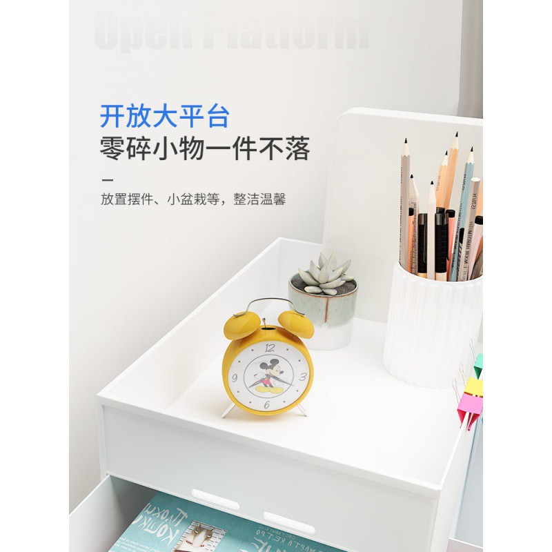 办公室桌面复古美式实木笔筒多功能创意小摆件学生北欧ins收纳盒 三维工匠 白中号高清大图