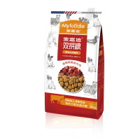 麦富迪牛肉双拼粮2kg狗粮泰迪比熊博美贵宾小型犬成犬通用型 向往的生活同款狗粮