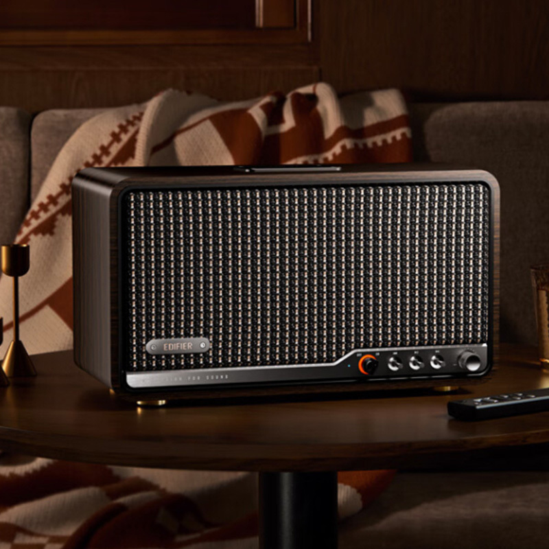 漫步者蓝牙音箱音质稳定木质箱体音效清晰S300(颜色随机)高清大图