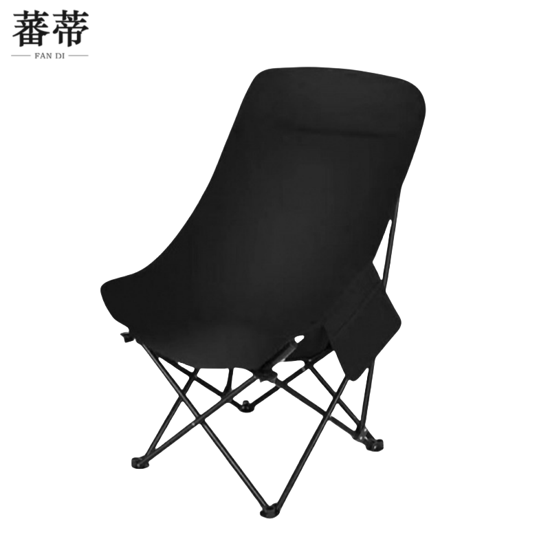 蕃蒂折叠椅黑色把高清大图