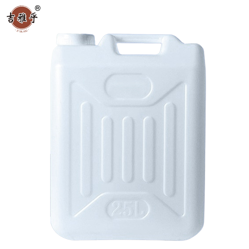 吉雅乎 食品级原料储水桶 家用塑料油桶 多功能扁桶 手提塑料水桶 特厚25升 /个