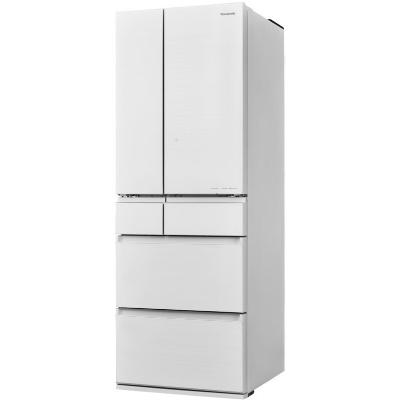 松下(Panasonic)NR-F607HX-W5 588L变频风冷无霜冰箱自动制冰多功能进口电冰箱 月光白