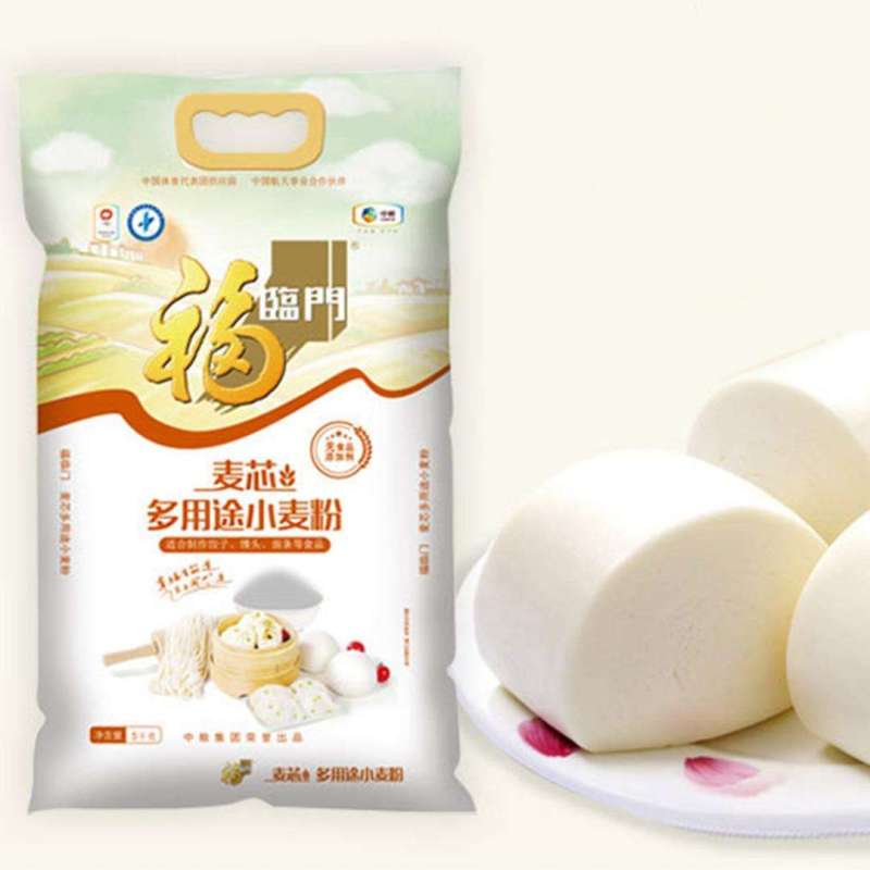 福临门多用途小麦粉 麦芯粉 中筋面粉5KG