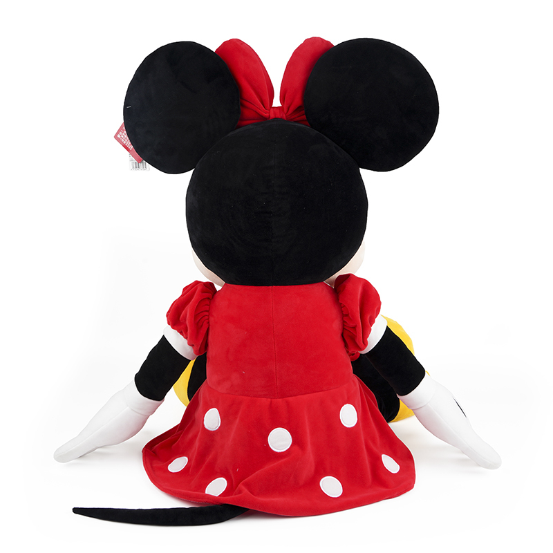 迪士尼 Disney 儿童毛绒玩具男孩女孩玩偶系列 30cm米妮经典款红色