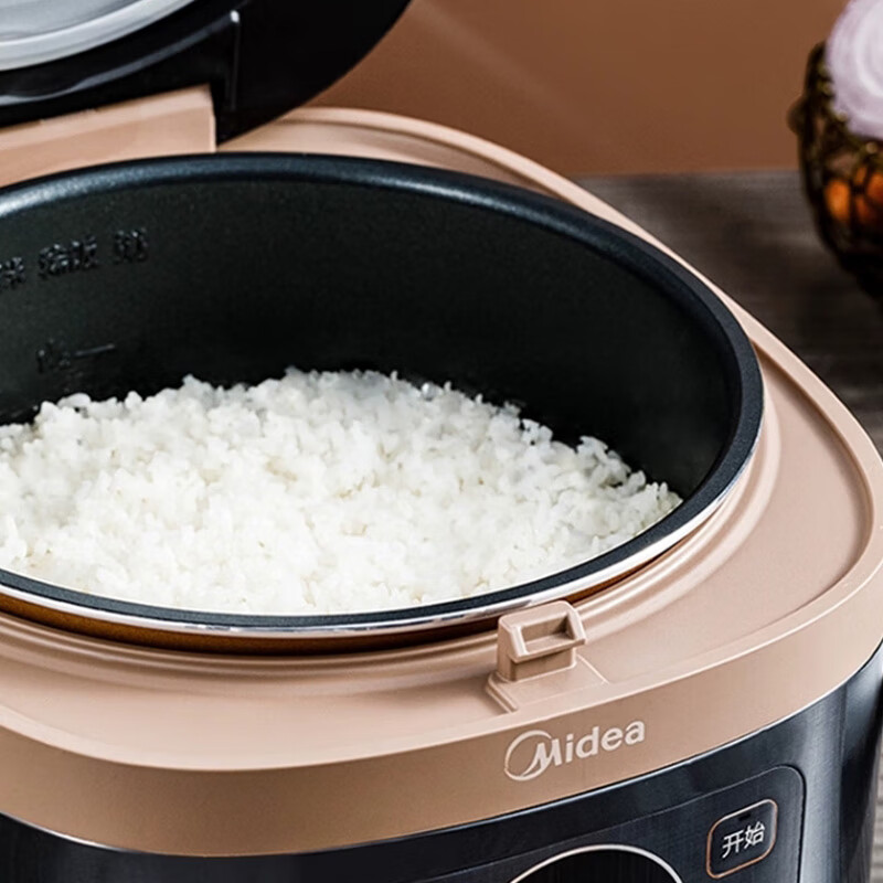美的(Midea)电饭煲4L智能定时预约 微压焖香蒸汽智能5层内胆MB-FB40XQD61高清大图