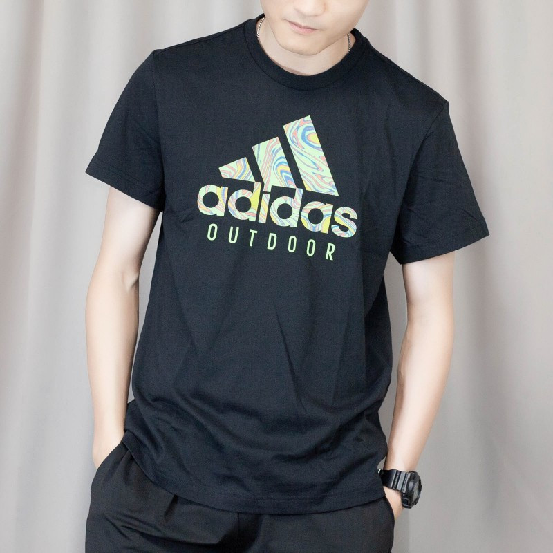 Adidas短袖男2020夏新款圆领透气运动宽松休闲T恤FM7528 FM7529