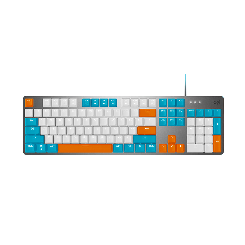 罗技(Logitech) K845真机械键盘春夏秋冬款办公吃鸡打字游戏TTC红轴旗舰店夏系列