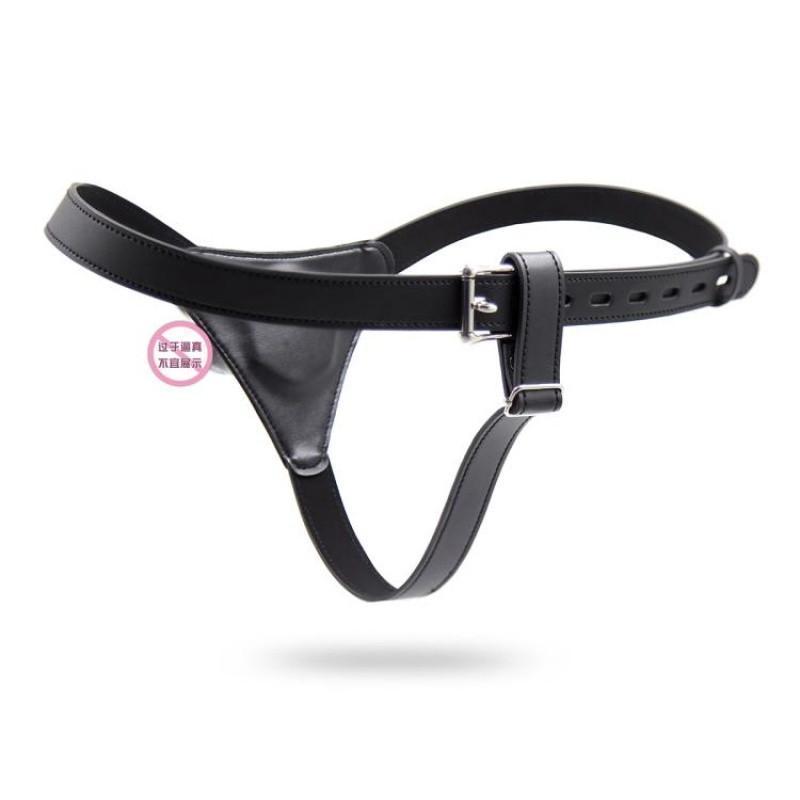 sm皮革贞裤内裤女用穿戴阳具内裤强制教束缚情趣女同裤拉拉用