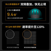 TP-LINK TL-7DR6560易展Turbo版[新品]WiFi7千兆双频无线路由器 双频聚合 智能游戏加速 儿童上网管理 易展Mesh 配原装千兆网线