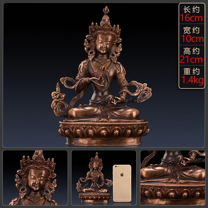 美帮汇金刚萨埵佛像 紫铜藏传密宗金刚萨垛金刚手菩萨摆件供奉高清大图