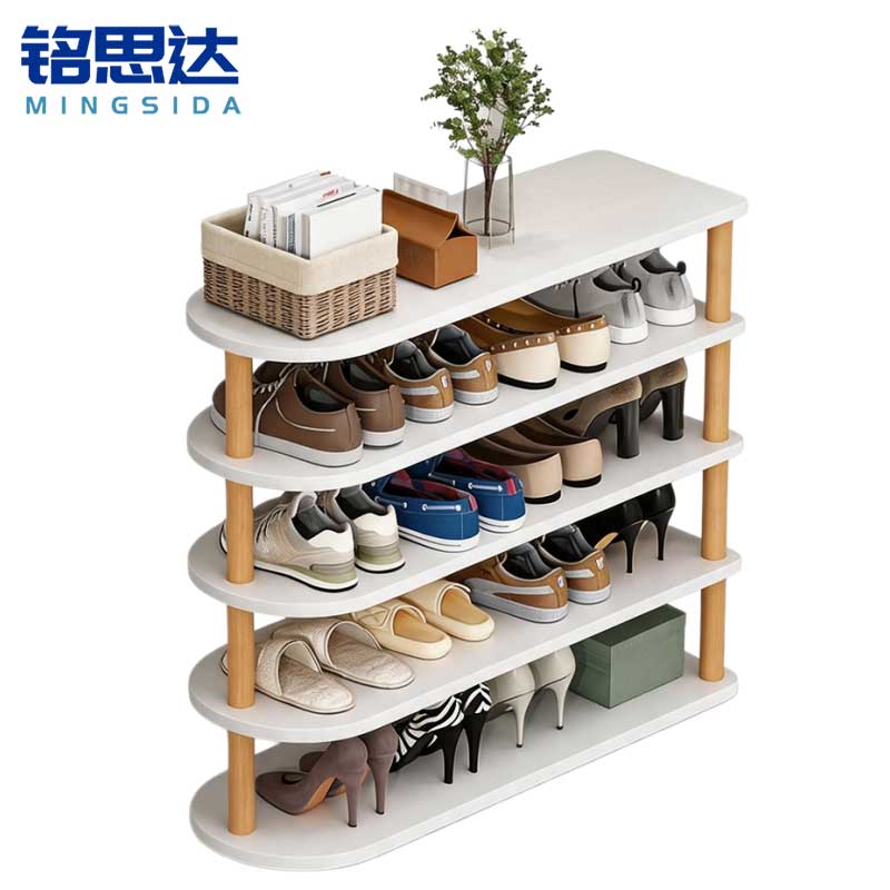 铭思达鞋架5层60cm个高清大图