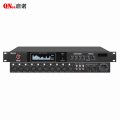 启诺 QN-MX1002 智能话筒音频管理器 10进2出音频处理器 台 黑色
