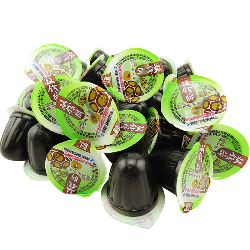 广西梧州双钱牌梧州龟苓膏原味1500g散装称杯果冻
