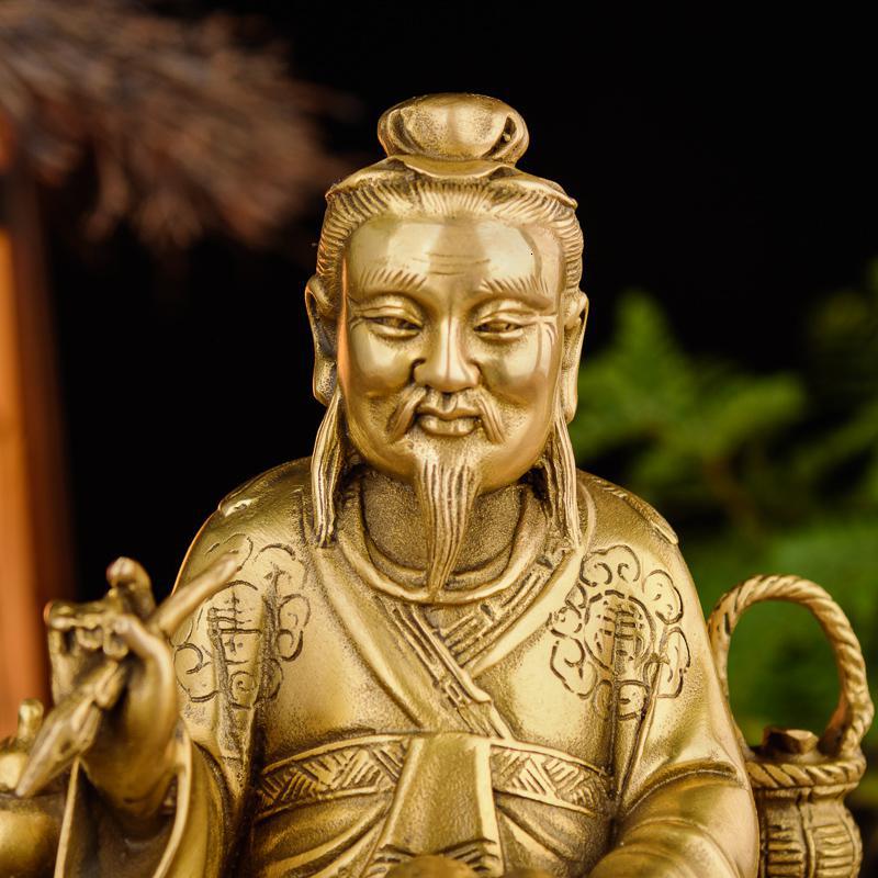美帮汇铜药孙思邈摆件 孙思邈铜像悬壶济世妙手回春送名医礼品高清大图