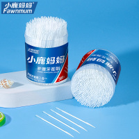 小鹿妈妈牙签刷一次性鱼骨便携式家用剔牙缝刷硅胶牙签刷600支