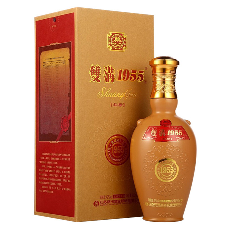 双沟 1955(红标)42度 500ml 单瓶装浓香型白酒