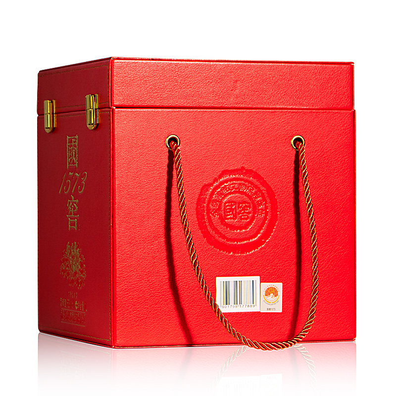 泸州老窖 国窖1573 国韵红坛53度1000ml 浓香型白酒高清大图