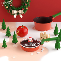 didinika陶瓷锅小奶锅家用燃气煎煮一体不粘婴儿童辅食锅迪迪尼卡