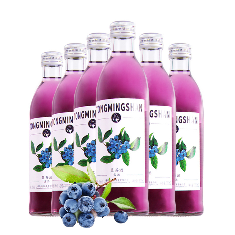 露酒蓝莓味果酒 300ml*6瓶装