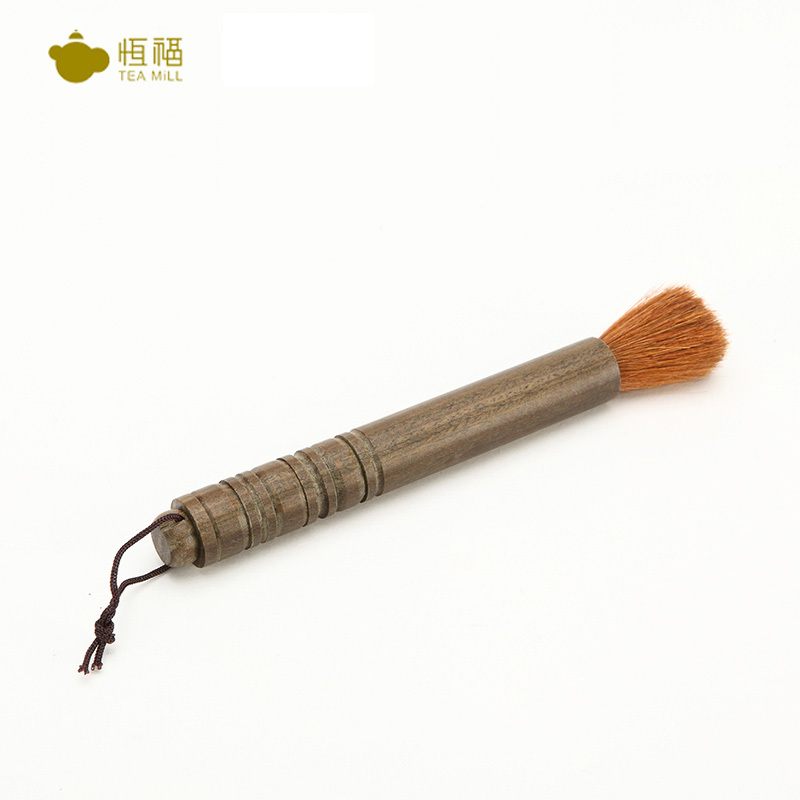 恒福 TEA MiLL 竹木茶具 茶道配件 黑檀硬毛养壶笔 功夫茶具配件 其他 否