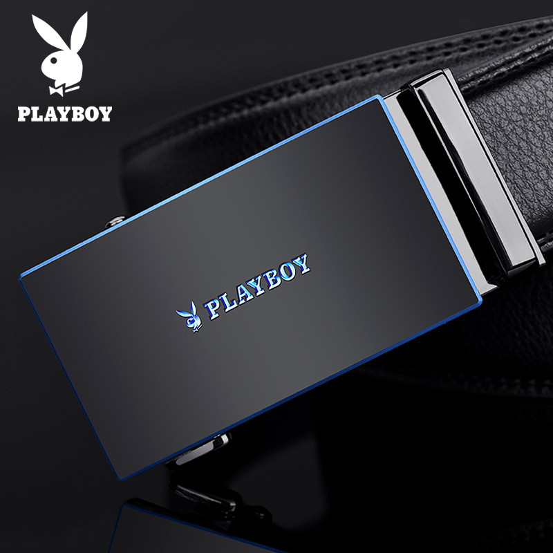 花花公子皮带男士真皮自动扣潮流高档牛皮腰带休闲年轻人礼盒裤带高清大图