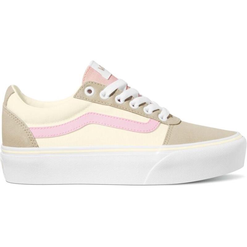 VANS女鞋新款低帮帆布鞋复古平台厚底休闲运动百搭配色板鞋高清大图