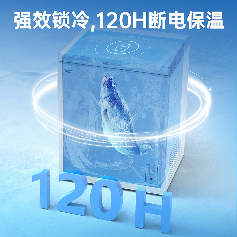澳柯玛BC/BD-149NE家用顶开冷冻冷藏转换冰柜一级能效减霜少霜冷柜节能省电