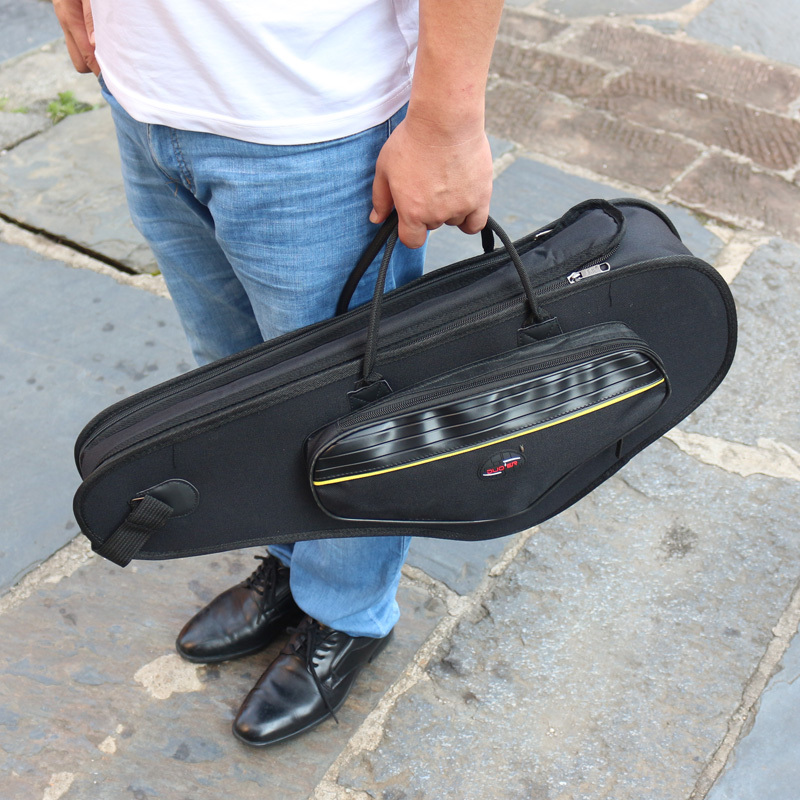 f2黑色降e中音萨克斯包便携萨克斯风轻便包软包双肩背乐器加厚收纳包