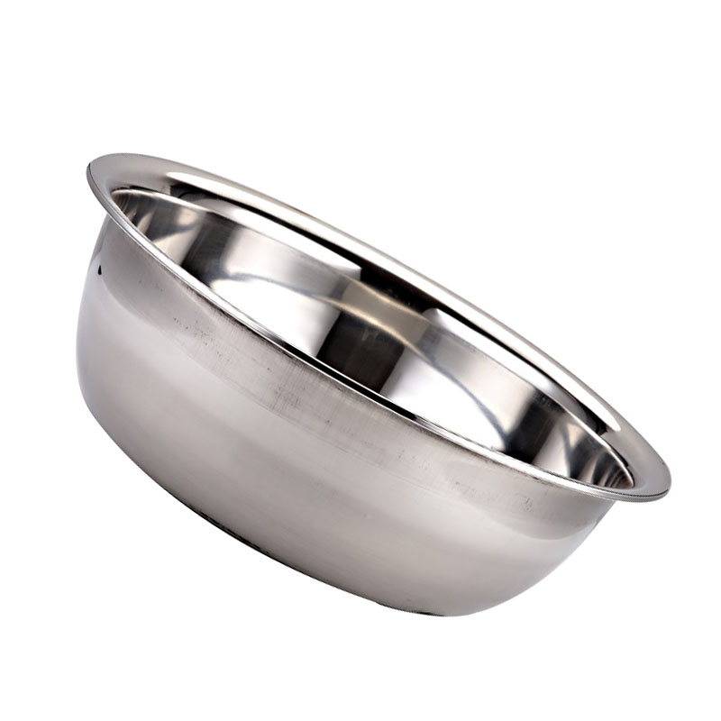 金迪乐厨房特厚不锈钢汤盆圆形洗菜反边斗盆 40cmXCP040D/个