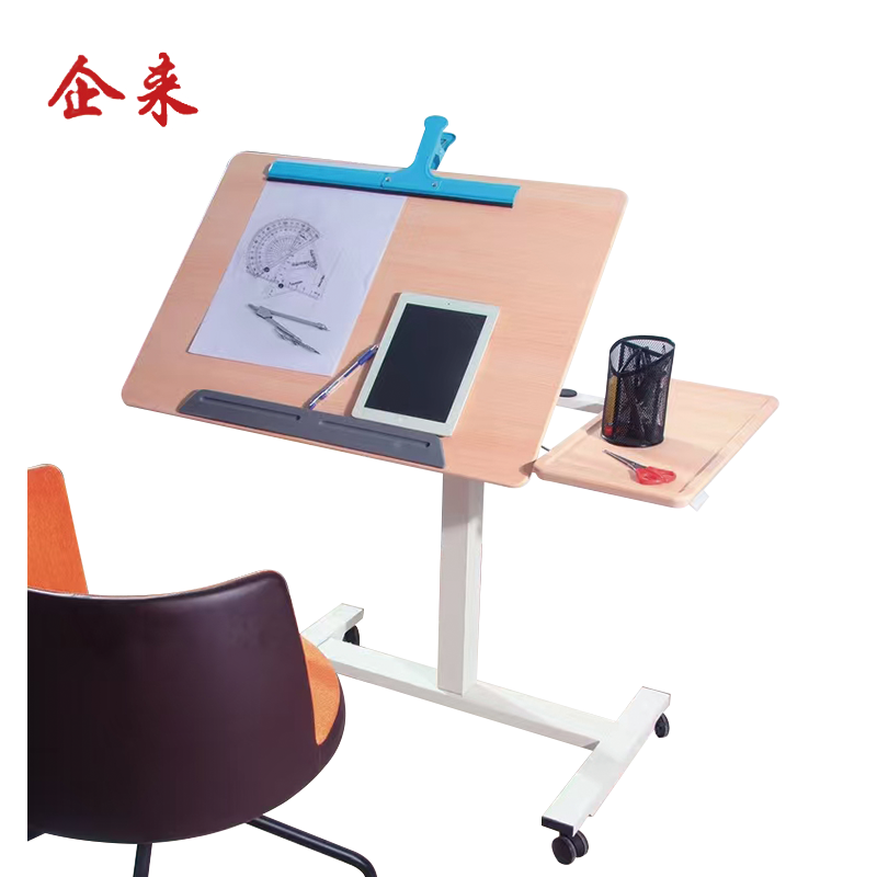 企来升降绘图桌 1050*550*720-1105mm 张高清大图